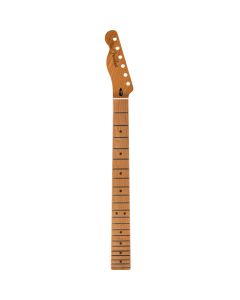 Fender LEFT-HANDED Satin Roasted Maple Tele Neck, 22 Jumbo, 12", Flat Oval