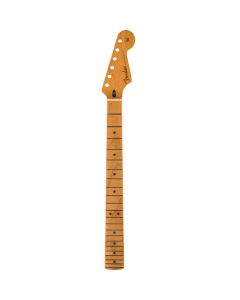 Fender Satin Roasted Maple Strat/Stratocaster Neck, 22 Jumbo, 12", Flat Oval
