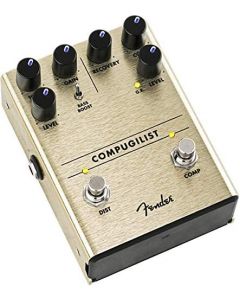 Fender Compugilist Compressor/Distortion Analog Guitar Effects Stomp Box Pedal