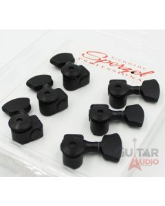Sperzel 3x3 Trimlok 3 Per Side Locking Guitar Tuners 3+3 Tuning Pegs - BLACK