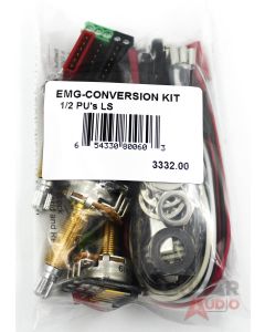 EMG 1 or 2 Pickups LONG SHAFT Conversion Wiring Kit, (3332.00)