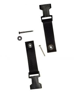 DiMarzio EXTRA LONG Fasteners Pair for ClipLock Straps DD2202, BLACK (2)