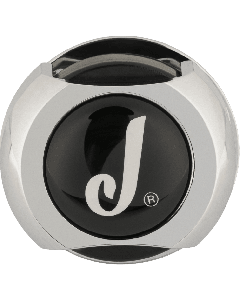 Genuine Jackson J LOGO CHROME Guitar Strat/Tele Straplocks Strap Locks Set