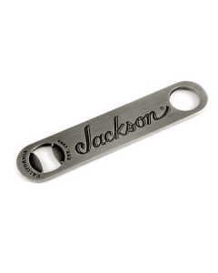 Jackson Logo Magnetized Hand Held Logo Bottle Opener, Guitar Player Gift