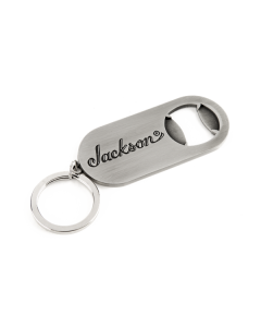 Official Jackson Guitars Logo Keychain with Bottle Opener, Guitar Player Gift