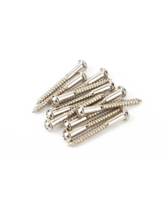 Genuine Fender (12) Nickel Bridge Mounting Screws for Vintage Strat/Stratocaster