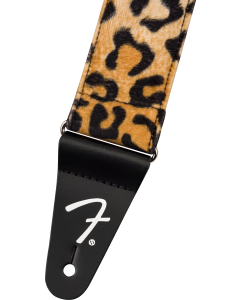 Fender Joe Strummer Signature Faux-Fur Leopard Print Guitar Strap