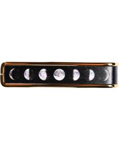 Thalia Deluxe Series Guitar Capo - Moon Phases on Pearl, 24k Gold