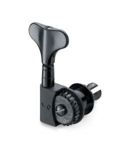 Schaller Germany 2x2 BM Light M4, Lightweight Split-Post Bass Tuners Set, BLACK