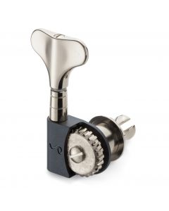 Schaller Germany 2x2 BM Light M4, Lightweight Split-Post Bass Tuners Set, NICKEL