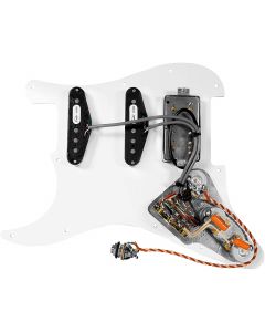 920D Custom Fiesta Pickups Loaded WHITE PEARL Pickguard for HSS Fender Strat