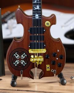 AXE HEAVEN John Paul Jones Alembic 8-String MINIATURE Bass Display Gift
