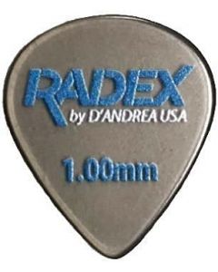 D'Andrea Radex Smoke Guitar Picks Set, 1.00mm, 551-Shape, 6-Pack