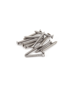 Genuine Fender Guitar/Bass Bridge and Strap Button Mounting Screws - Chrome