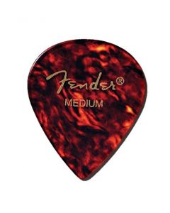 Fender 551 Classic Celluloid Guitar Picks - SHELL - MEDIUM - 12-Pack (1 Dozen)