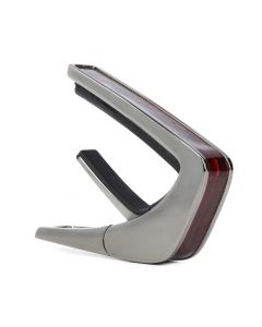 Thalia Shell Collection Guitar Capo - Crimson Paua Inlay, Black Chrome