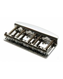 Hipshot 5-String Vintage Bass Bridge .750 Spacing - STAINLESS STEEL CHROME