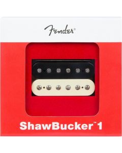 Genuine Fender ShawBucker 1 Humbucking Guitar Pickup - ZEBRA, Bridge or Neck