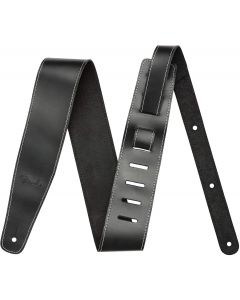 Genuine Fender 2.5" Broken-In Leather Guitar Strap - Black - 099-0641-006
