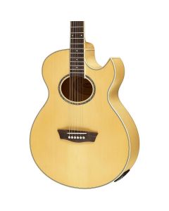 Wahsburn EA20 Festival Series Florentine Acoustic-Electric Guitar - NATURAL
