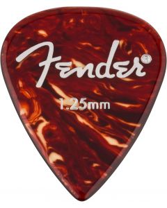 Genuine Fender Aero Acrylic Guitar Picks, 6-count, 1.25mm
