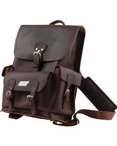 Gretsch Guitars Limited Edition Genuine Leather Backpack, Brown, 922-4527-100