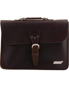 Gretsch Guitars Limited Edition Genuine Leather Laptop Bag, Brown, 922-4552-100