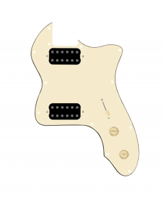 920D Custom 72 Thinline Tele Loaded Pickguard With Uncovered Cool Kids Humbuckers, Aged White Knobs, and Aged White Pickguard