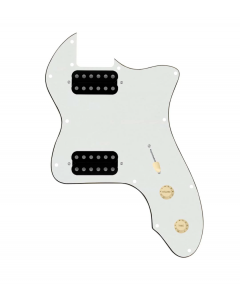 920D Custom 72 Thinline Tele Loaded Pickguard With Uncovered Cool Kids Humbuckers, Aged White Knobs, and Parchment Pickguard