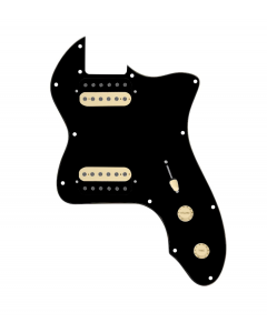 920D Custom 72 Thinline Tele Loaded Pickguard With Uncovered Roughneck Humbuckers, Aged White Knobs, and Black Pickguard