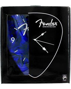Fender Guitars Pick Wall Clock, Home/Office Musician Gift, Blue