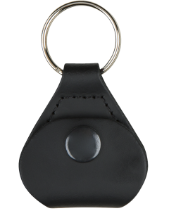 Genuine Fender Leather Pick Holder Keychain, Black, 910-6001-606