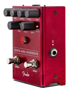 Genuine Fender Santa Ana OVERDRIVE Electric Guitar Effects Stomp-Box Pedal
