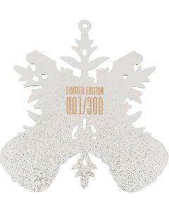 Genuine Fender Snowflake Limited Edition Metal Ornament, 2025