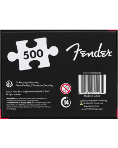 Genuine Fender 500-Piece Stratocaster/Strat Jigsaw Puzzle Gift
