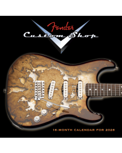 Genuine Fender Guitars 2026 Custom Shop Calendar Gift