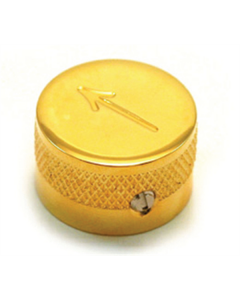 SET OF 4 Genuine Gretsch Arrow 1/4" Solid Shaft Guitar Knobs, Gold 922-1028-000