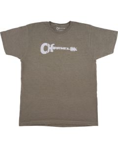 Charvel Guitar Logo T-Shirt, Heather Green, S (SMALL) 992-2475-406