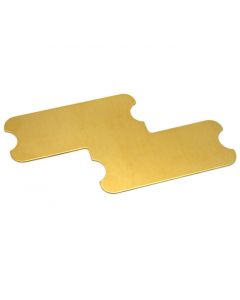 Genuine Fender Aluminum P-Bass Ground Plate Pickup Shield Blank - 001-4290-020