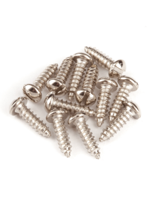 (12) Genuine Fender Guitar Slot Head Nickel Tuner/Machine Head Mounting Screws