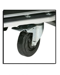 OSP 20-Space ATA Mixer/Amp Rack Flight Tour Road Case with Table - MC12U-20SL