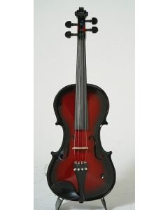 Barcus-Berry Vibrato-AE Acoustic-Electric Violin Outfit with Case - Red