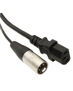 Elite Core PA25 25' Powered Speaker Cable Cord - Balanced Neutrik XLR + AC Plug