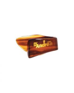 D'Andrea Tortoise Shell Guitar Thumb Picks, LARGE, 12-Pieces