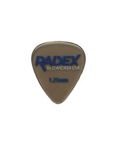 D'Andrea Radex Smoke Guitar Picks Set, 1.25mm, 351-Shape, 6-Pack