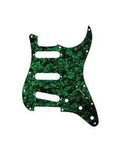 D'Andrea Pro Stratocaster/Strat 11-Hole Guitar Pickguard-Green Pearl, DPP-ST-GRP