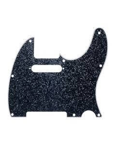 D'Andrea Pro Telecaster/Tele 8-Hole Guitar Pickguard - Black Sparkle, DPP-TL-BKS