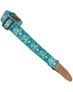 Henry Heller Artist Sublimination Series, 1.5" Wide Uke/Ukulele Strap, SHARKEY