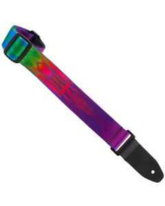 Henry Heller Kaleidoscope Series, 1.5" Wide Uke/Ukulele Strap, Long Swirl