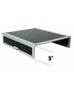 OSP 4-Space ATA Mixer Rack Road Tour Flight Case 12-Space Depth - MC12U-4